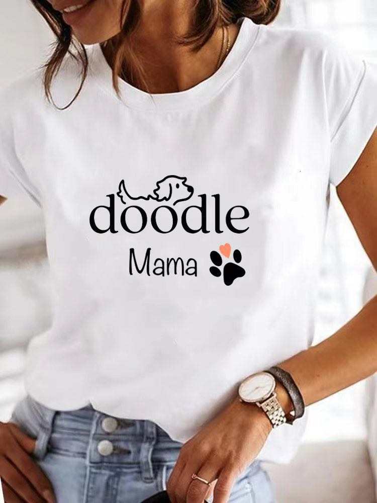 Doodle Mama Crop Tee