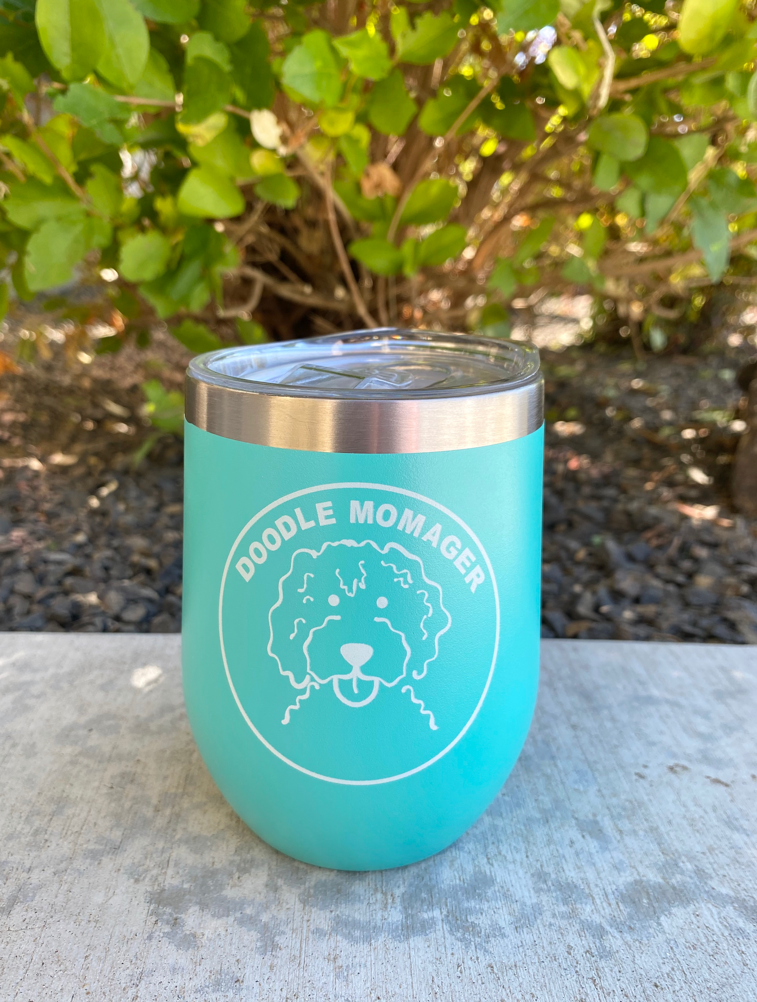 "DOODLE MOMAGER" STAINLESS STEEL MUG